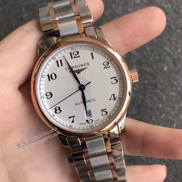 浪琴手錶 LONGINES名匠製錶傳統 原版開模 最新款鏤空自動陀男士腕表  gjs2035